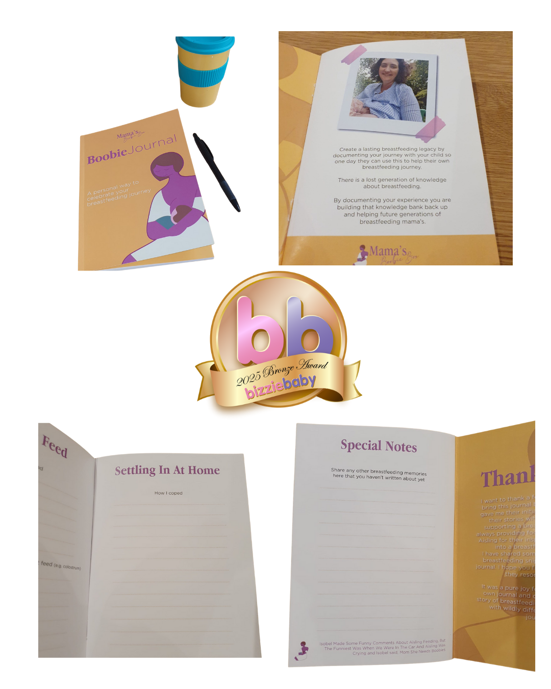 Boobie Journal- Document breastfeeding milestones