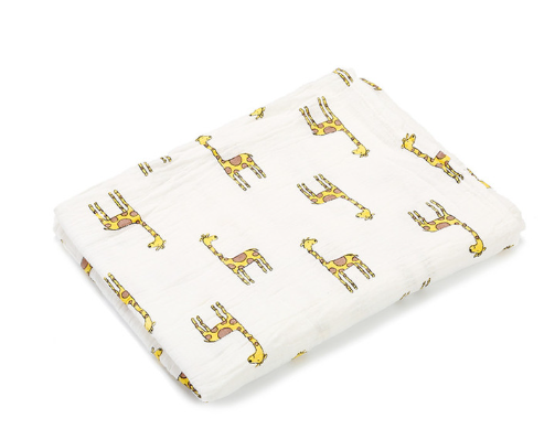 Swaddle Muslin in Giraffee Print