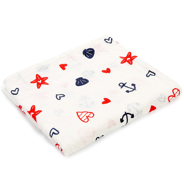Swaddle Newborn Blanket in Heart Pattern
