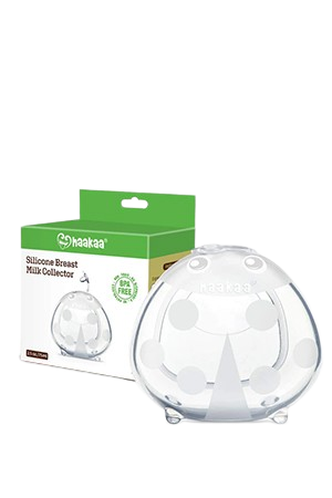 Haakaa Ladybug is a breast milk collector and a great way to discreetly collect milk inside your bra throughout the day..