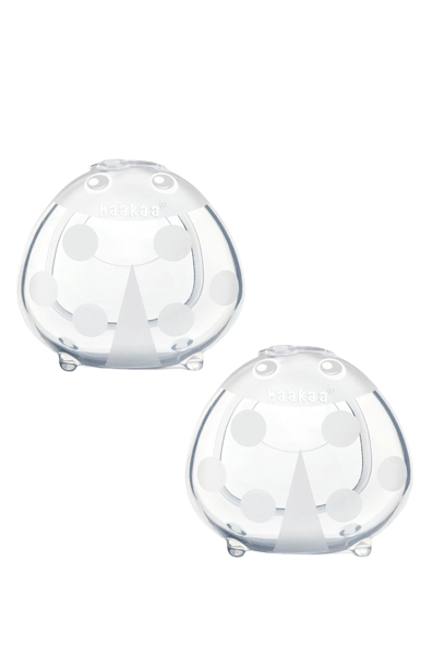 Haakaa Ladybug is a breast milk collector and a great way to discreetly collect milk inside your bra throughout the day.