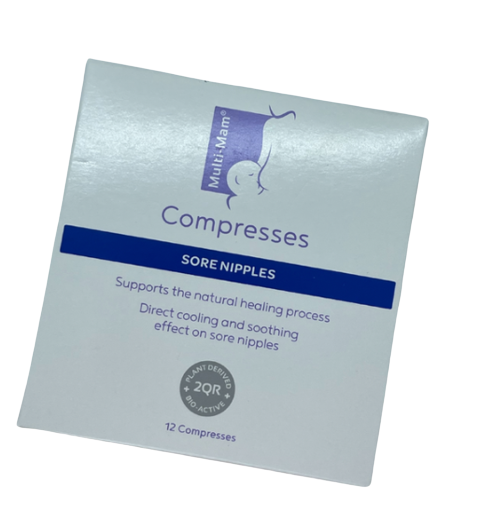 Multi-Mam Compresses is a gel-like substance to soothe and cool your damaged and cracked nipples.