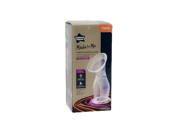 Tommee Tippee Manual Breast Pump used for expressing breast milk or catching let-down milk.
