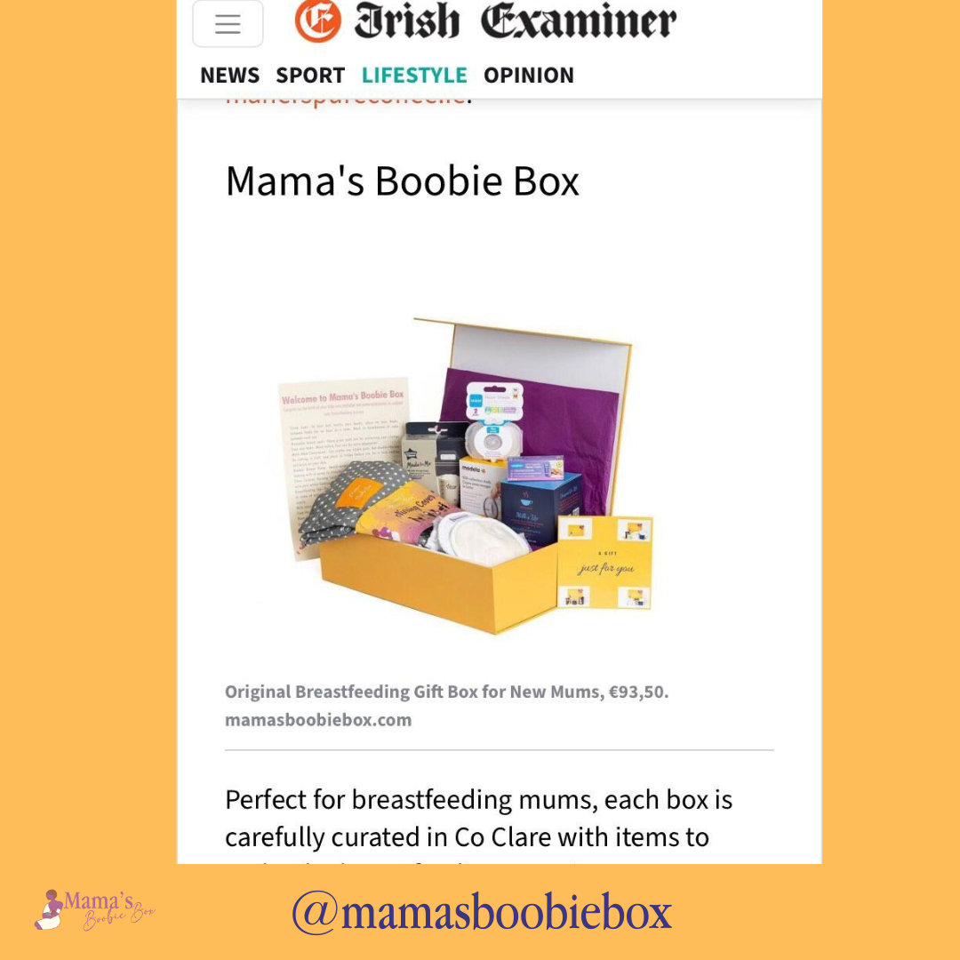 Mama's Boobie Box in Irish Examiner