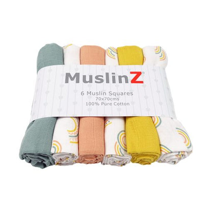 Muslin Cloth -6 in pack by Muslin Z