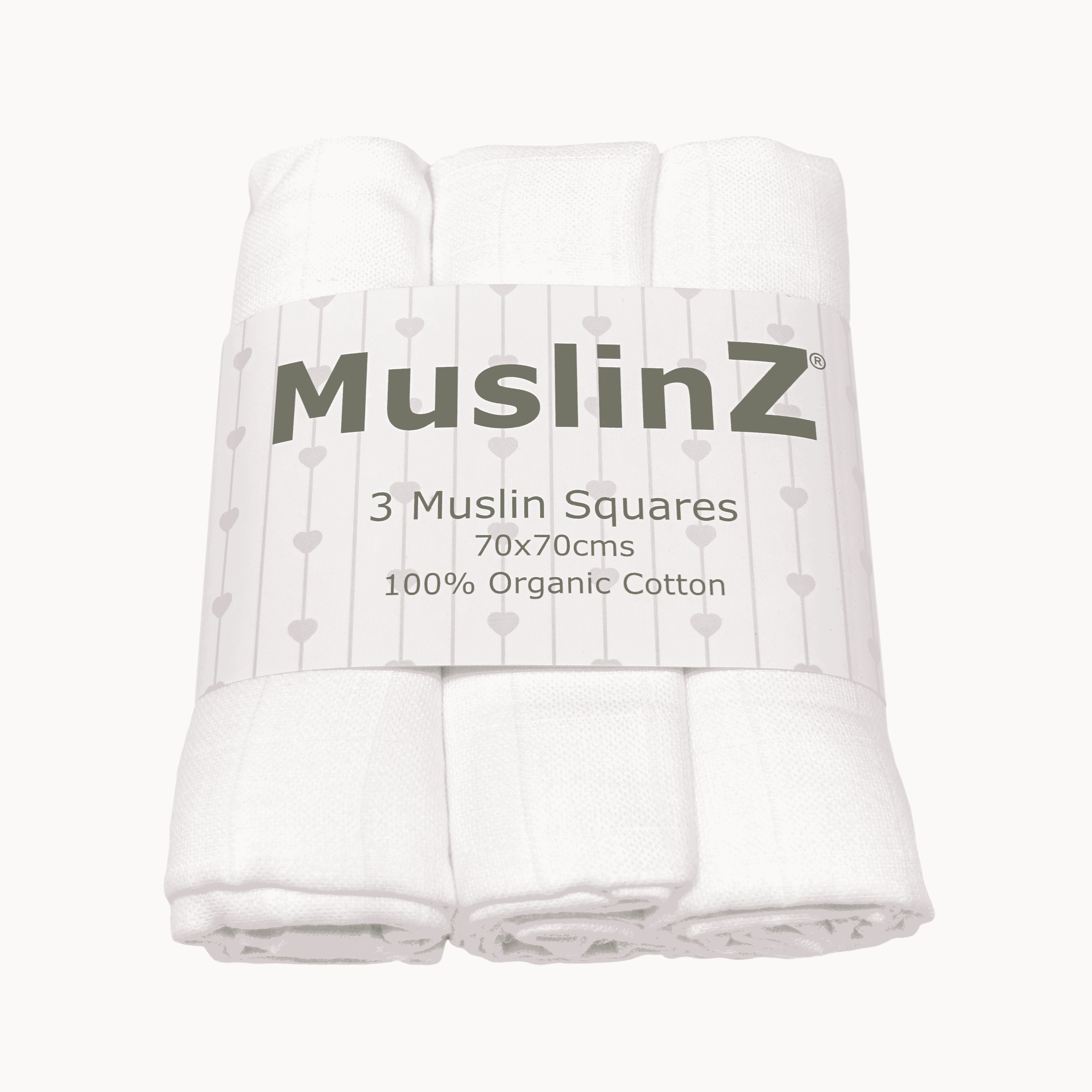 Organic Cotton Muslin Cloths-3 pack included By Muslin Z