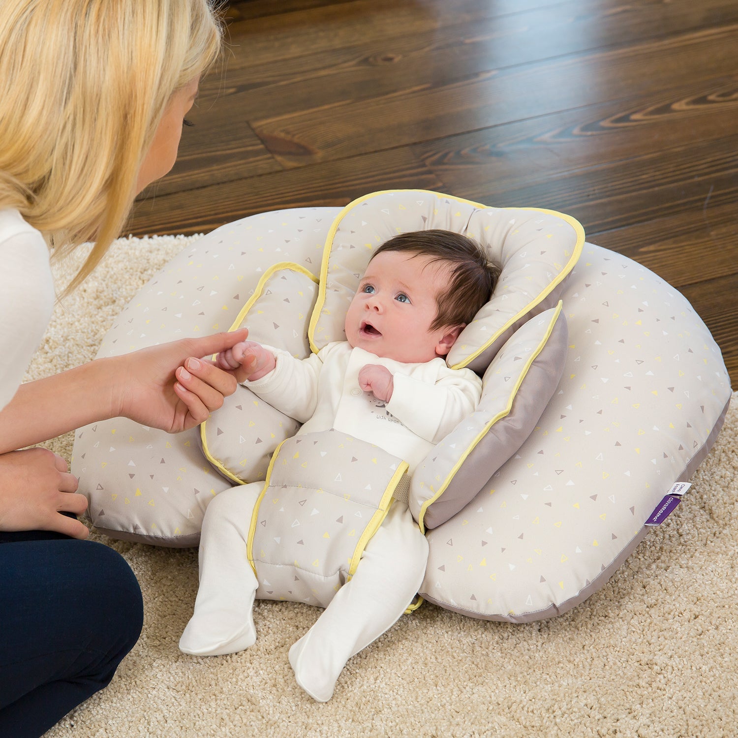 Cleva Cushion Breastfeeding Pillow and Baby Nest for Mums