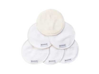 Bamboo washable breast pads- qty 6